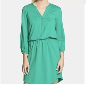 Lilly Pulitzer Becket Green Long Sleeve Dress